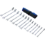 BGS Steekringsleutelset - flexibele ringzijde - 8 t/m 22 mm - 14 delig