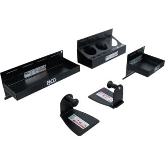 BGS technic Magnetische legbord- en papierrolhouderset - 4 delig