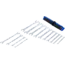BGS Steeksleutelset - extra vlak - 6 t/m 22 mm en 1/4" t/m 3/4" - 14 delig