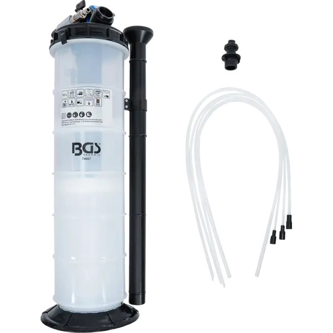 BGS Vacuüm-afzuigpomp - pneumatisch - 10 l