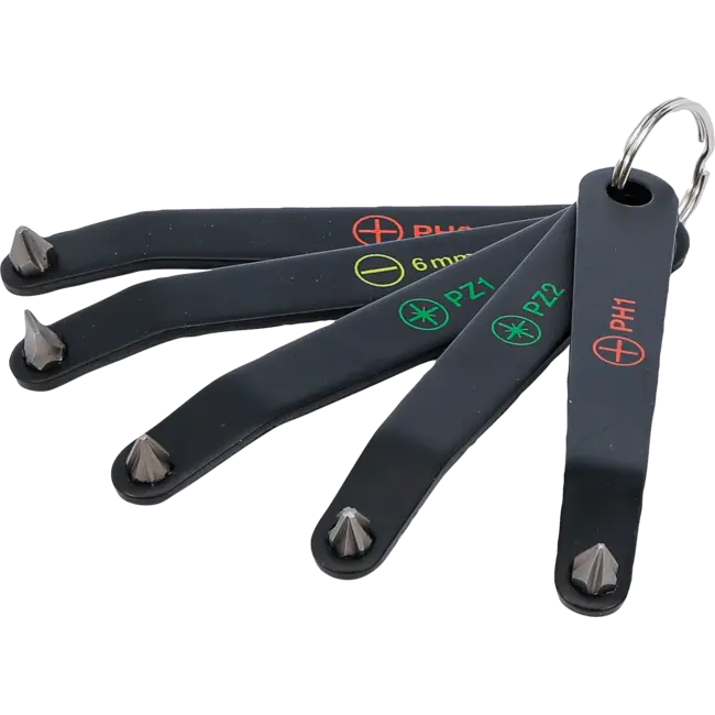 BGS Speciale Bitschroevendraaierset Extra Plat – PH, PZ & SL – 5-delig