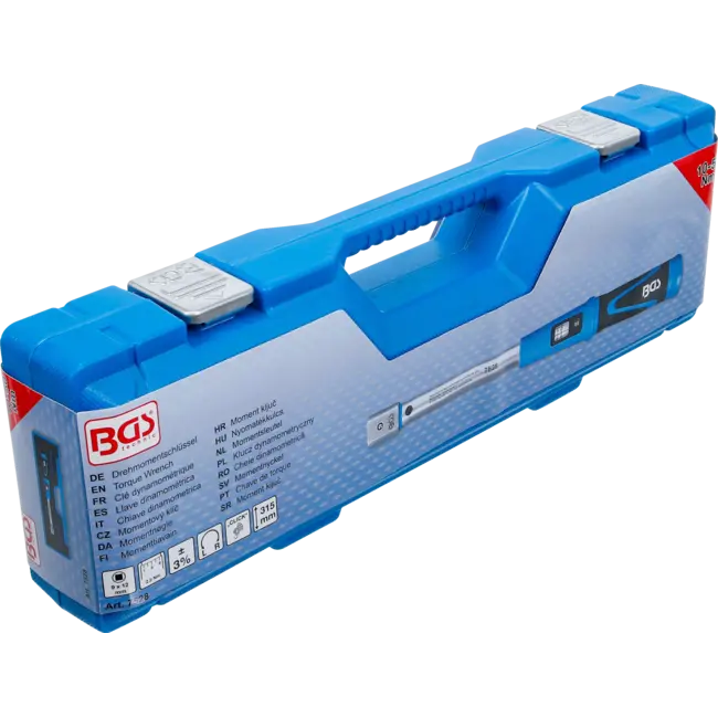 BGS Momentsleutel - 10-50 Nm - voor 9 x 12 mm insteekgereedschap