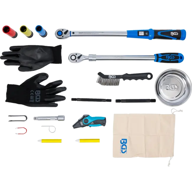 BGS Wielwisselserviceset - 1/2" - 18 delig
