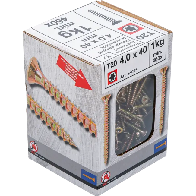 BGS Multischroeven - Torx T20 - 4,0 x 40 mm - 1 kg / 460 stuks