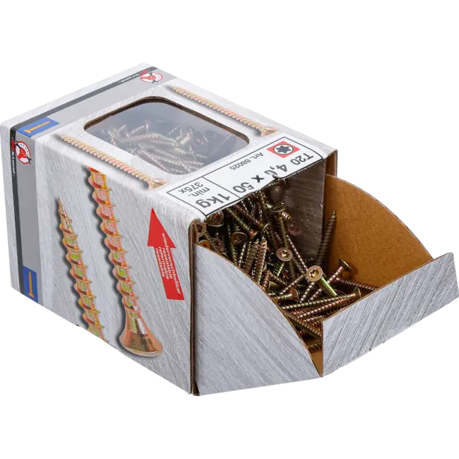 BGS Multischroeven - Torx T20 - 4,0 x 50 mm - 1 kg / 375 stuks