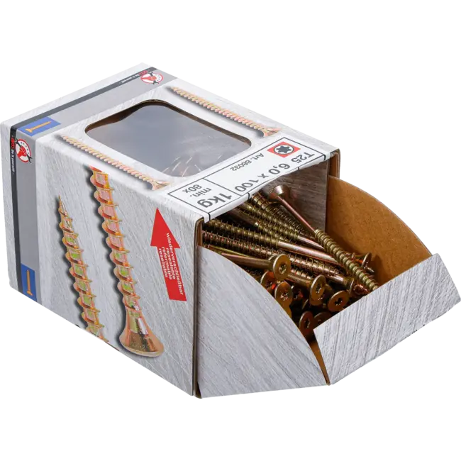 BGS Multischroeven - Torx T25 - 6,0 x 100 mm  - 1 kg / 80 stuks