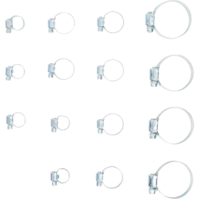 BGS Slangklem assortiment - Ø 10 - 45 mm - 15 delig