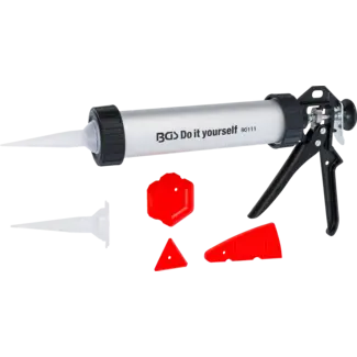 BGS Do it yourself Kitspuit aluminium - met voegstrijker set - 5 delig