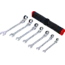BGS Ratelring-steeksleutelset - flexibele koppen - 8 - 19 mm - 7 delig