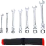 BGS Ratelring-steeksleutelset - flexibele koppen - 8 - 19 mm - 7 delig