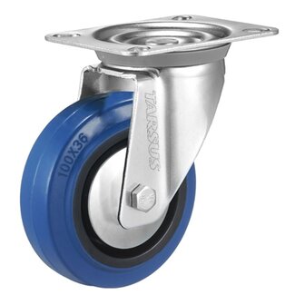 Tarsus Zwenkwiel 100 mm – blauw