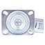 Tarsus Zwenkwiel + rem 100 mm – blauw