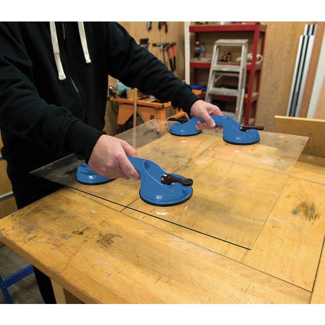 Handig voor het verplaatsen van glas of andere materialen met een glad oppervlak