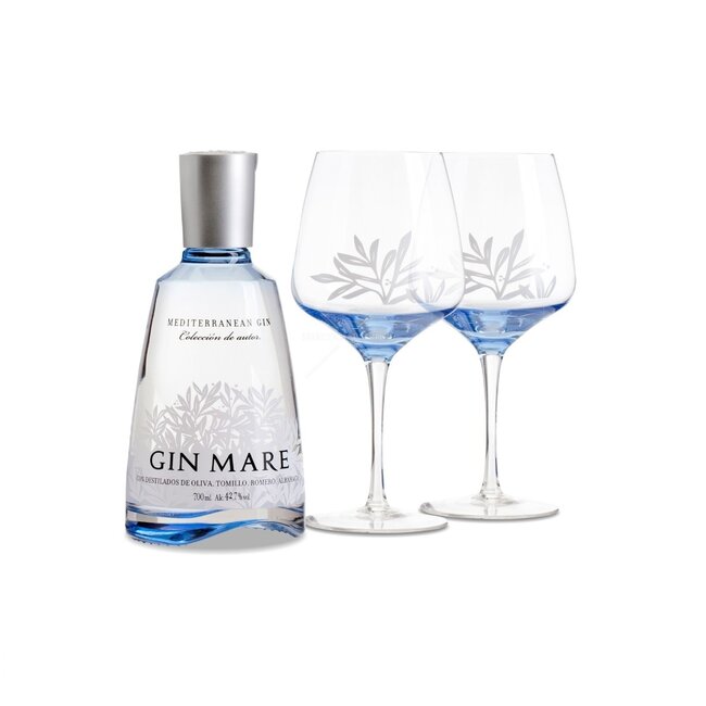 Gin Mare Single Bottle Double ballon giftpack 70CL