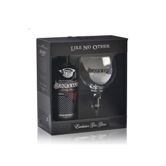 Brockmans Gin Glass Pack 70CL