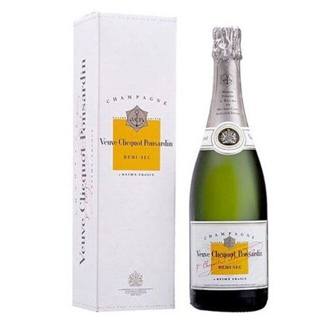 Veuve Clicquot  Demi Sec design in giftbox 75CL