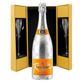 Veuve Clicquot  Rich Luxe coffret + 2 flutes 75CL
