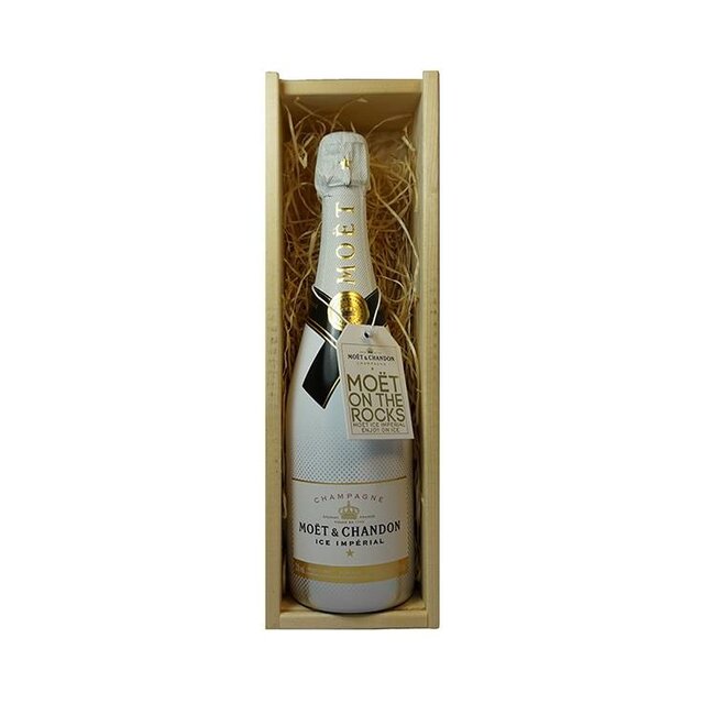 Moët & Chandon Ice Impérial 75CL in Houten Kist