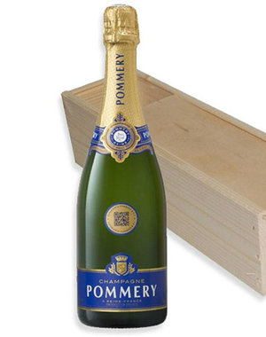 Pommery Brut Royal in houten geschenkkist 75CL