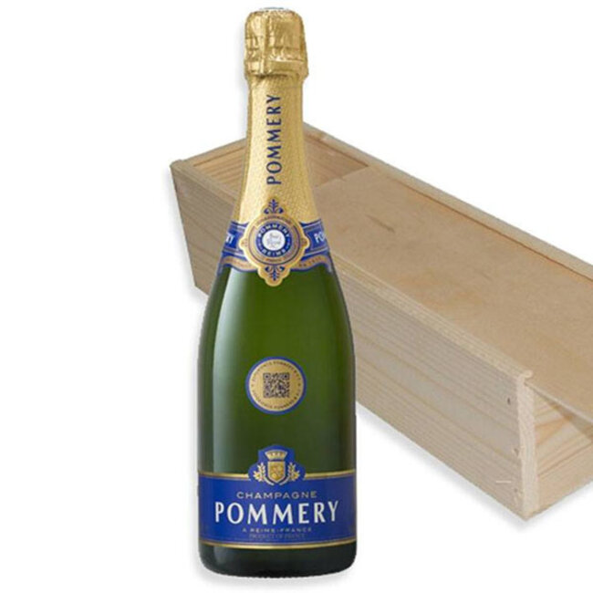 Pommery Brut Royal in houten geschenkkist 75CL