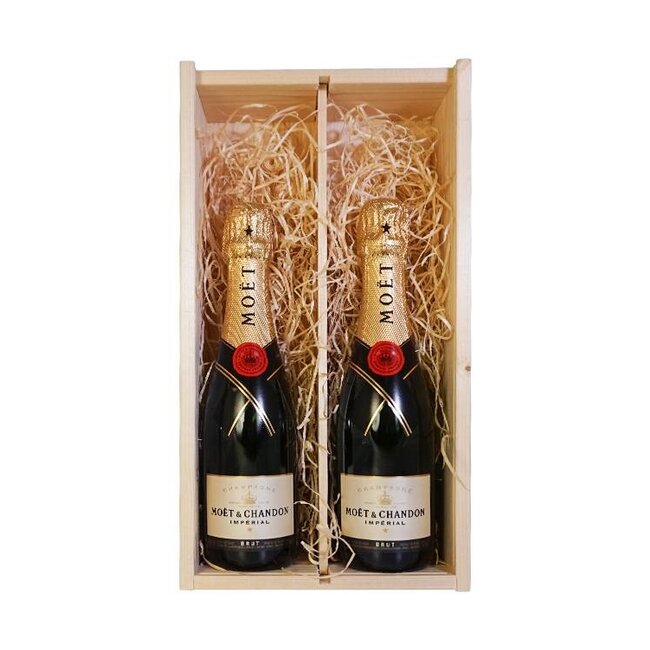 Moët & Chandon Geschenkkist 2 x Impérial Brut 37,5CL