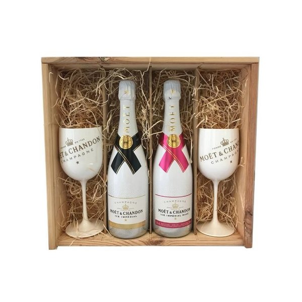 & Ice Champagne Gift glazen laten bezorgen - Drank Cadeau