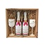 Moët & Chandon Ice Rosé in Geschenkkist 2x 75CL + 2 Glazen