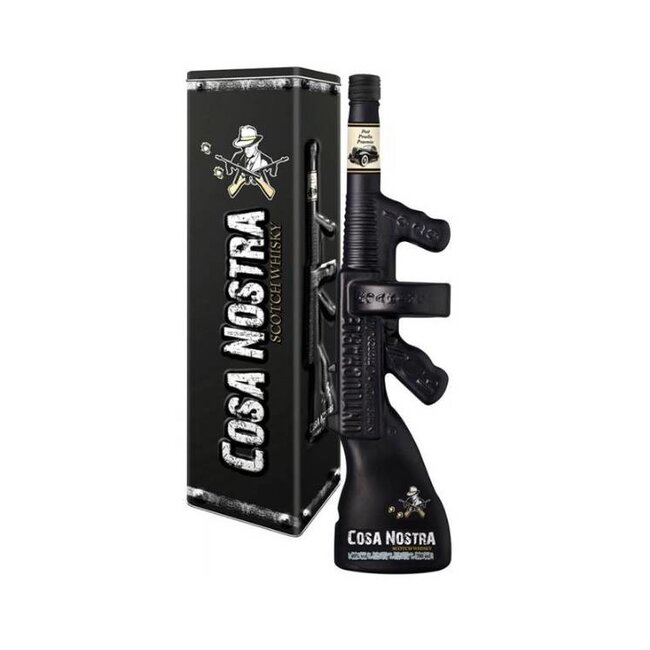Cosa Nostra Tommy Gun Whisky + giftbox 70 CL