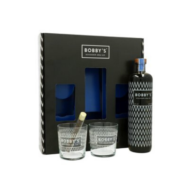 Bobby's Gin + 2 Glasses Giftpack