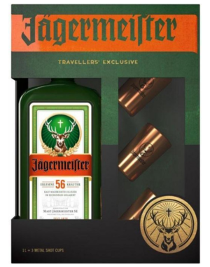 Jägermeister + 3 Metal Cup Shots
