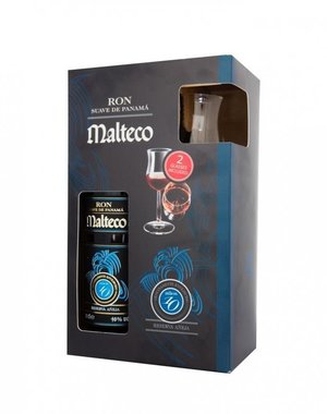 Ron Malteco 10 Years + 2 Glasses