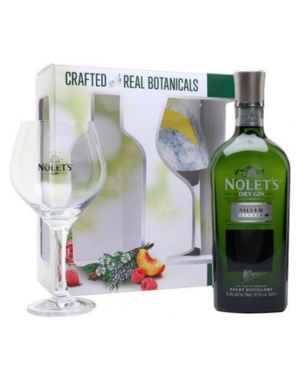 Nolet's Silver Dry Gin + Glass