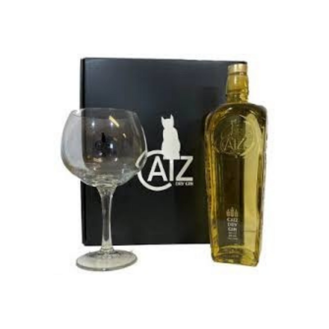 CATZ  Dry Gin + Glass + GB