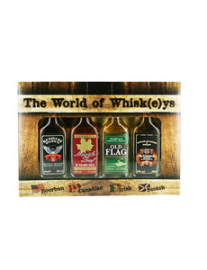 The World of Whisk(e)ys 4x4cl bottles
