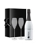 Black & Bianco Sparkling Zero% geschenk met twee glazen