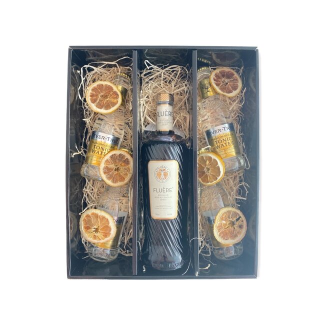 Fluère Blend of Botanicals Alcoholvrij Gin Tonic pakket Fever-Tree Premium