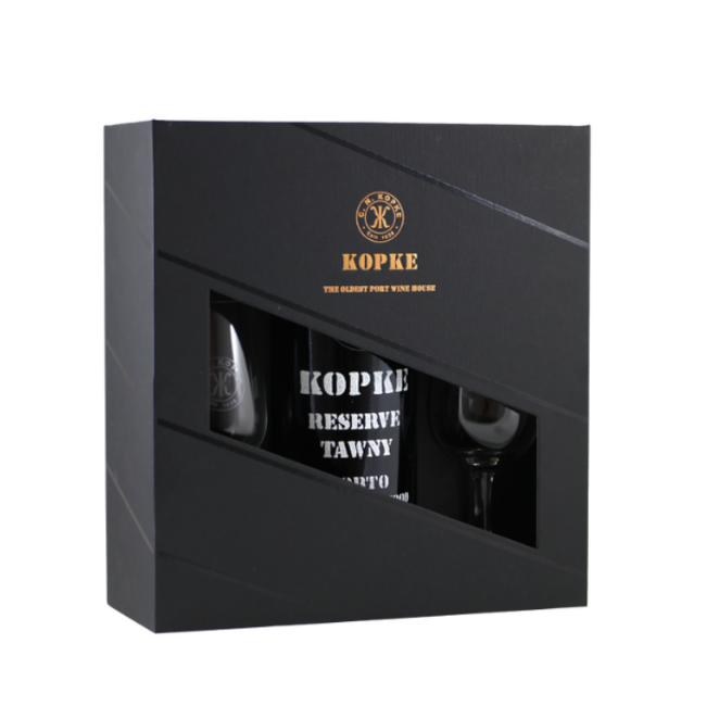 Kopke Reserve Tawny Giftbox met 2 glazen