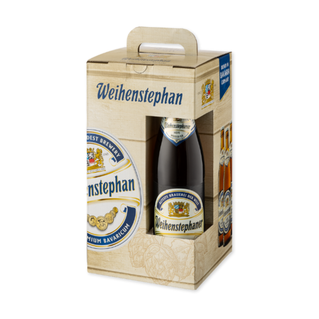 Weihenstephan Giftset 3x 0.5L met Glas