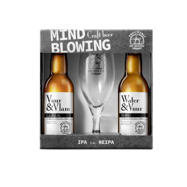 De Molen Giftpack 2x 330ml Bierglas