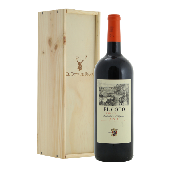 El Coto Crianza Magnum Wooden Giftbox