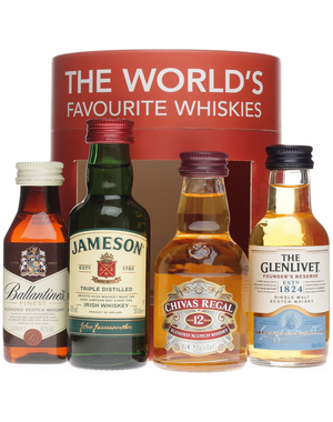 The World Favourite Whiskies World Favourite Whiskies (4x5cl bottles)