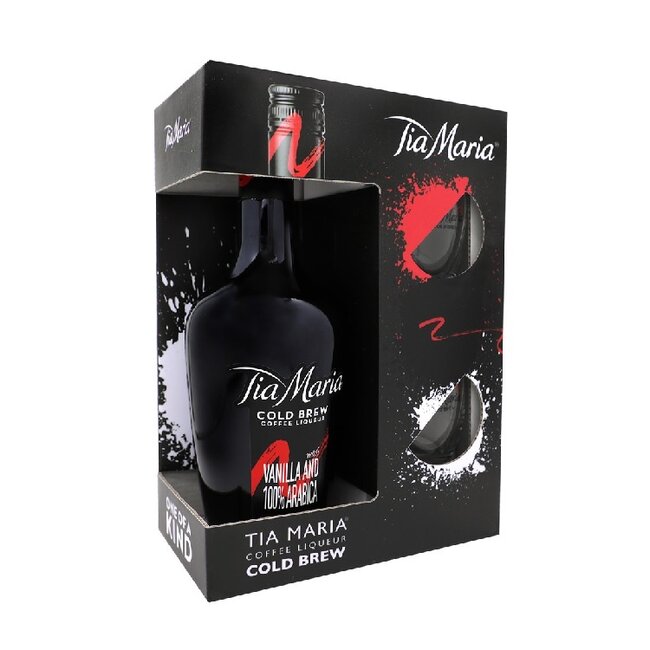 Tia Maria Giftpack + 2 Glasses