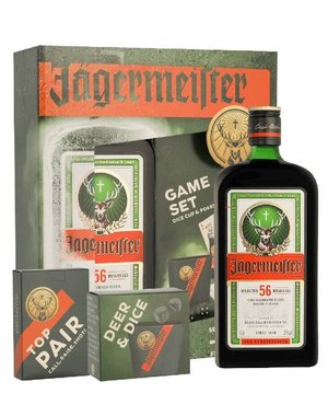 Jägermeister 70CL + Gameset