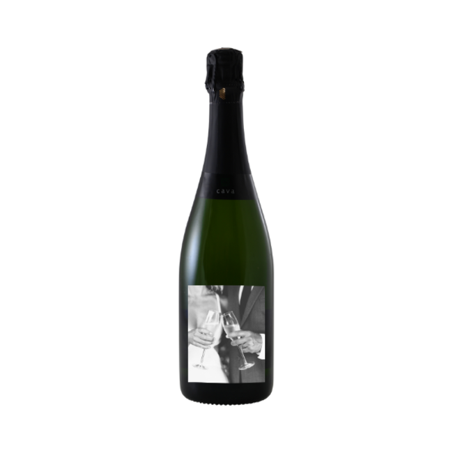 Gepersonaliseerde fles Cava Brut 75CL