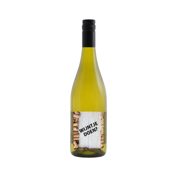 Gepersonaliseerde fles Chardonnay 75CL