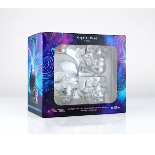 Crystal head Vodka + 2 Glasses