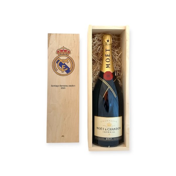 Gepersonaliseerde Magnum kist met Champagne