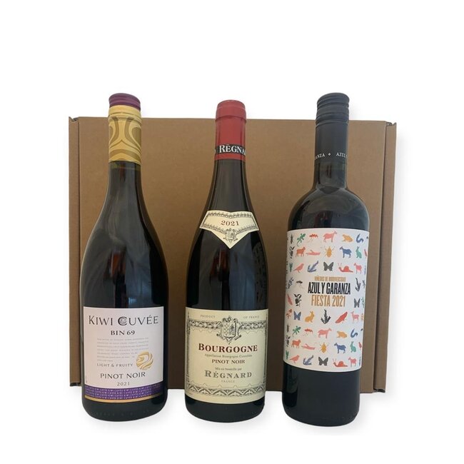 Rode wijn licht en fruitig box 3 flessen