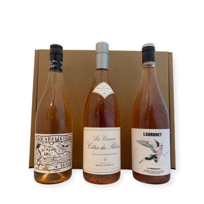 Rosé box 3 flessen