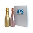 Bottega Gepersonaliseerde doos met 2 Prosecco Gold / Rosé 20CL